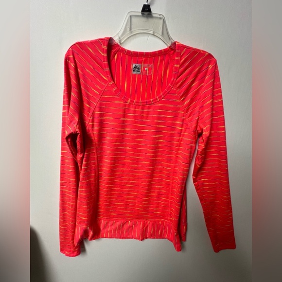 RBX PERFORMANCE PINK/YELLOW/PURPLE LONG SLEEVE W/ROUND NECK. SIZE LARGE - Picture 4 of 8